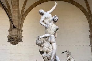 a picture of the Rape of a Sabine Woman