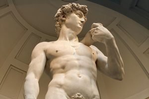 a picture of David By Michelangelo